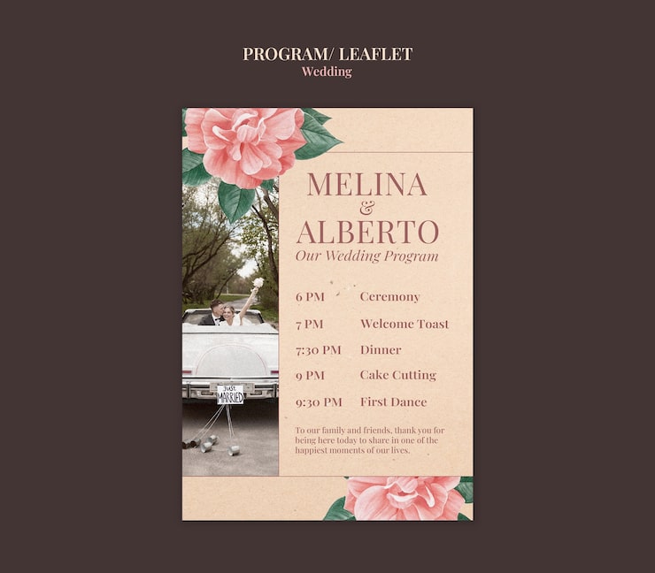 プロフィール プログラム14- 結婚式ペーパーアイテム 無料ダウンロード