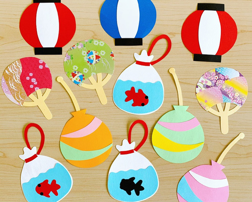 手作り おうち夏祭りのおしゃれなアレンジ・飾り方のインテリア実例RoomClip ルームクリップ