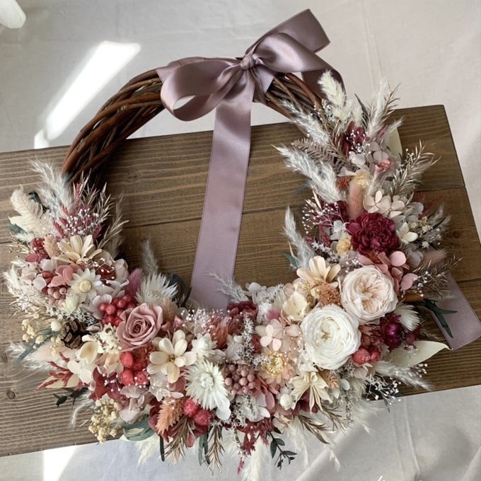 大人可愛いリースブーケ - ウェディングブーケの持ち込み専門店 Atelier Tedia