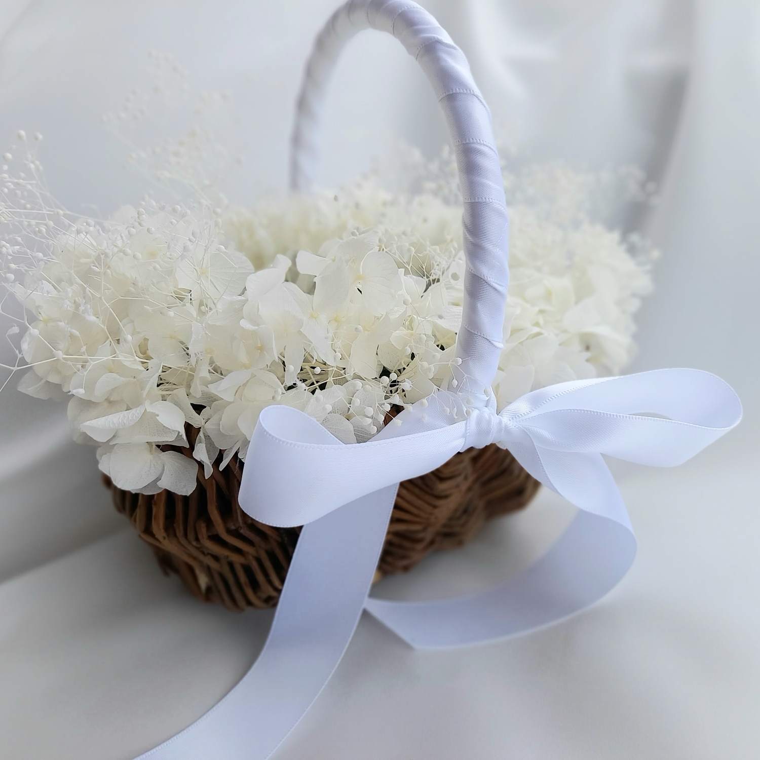 Natural Flower カゴ型リングピロー 実は簡単！リングピローのデザインアイデア27選と