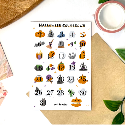 ハロウィン ハロウィーン 日付 カレンダーの写真素材 - PIXTA