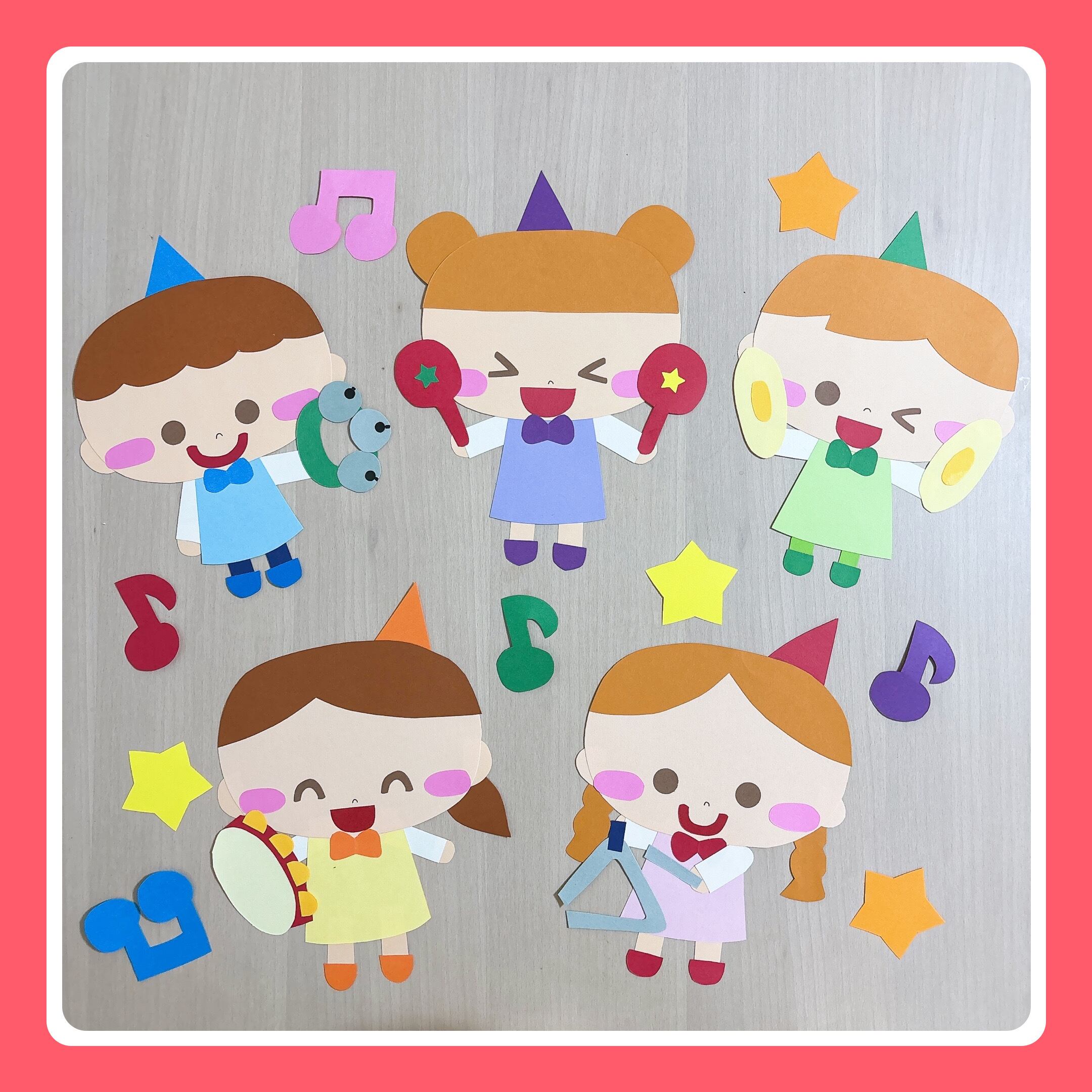 保育士 幼稚園 手遊び 絵描き歌 発表会 壁面 リズム遊び など♡ 保育士 幼稚園