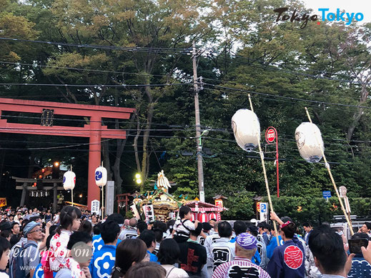 世田谷区議 世田谷区若林にある吉田松陰先生を祀る松陰神社のお祭りで女神輿を担ぎました！ 若林りさ- 若林りさ ワカバヤシリサ選挙ドットコム