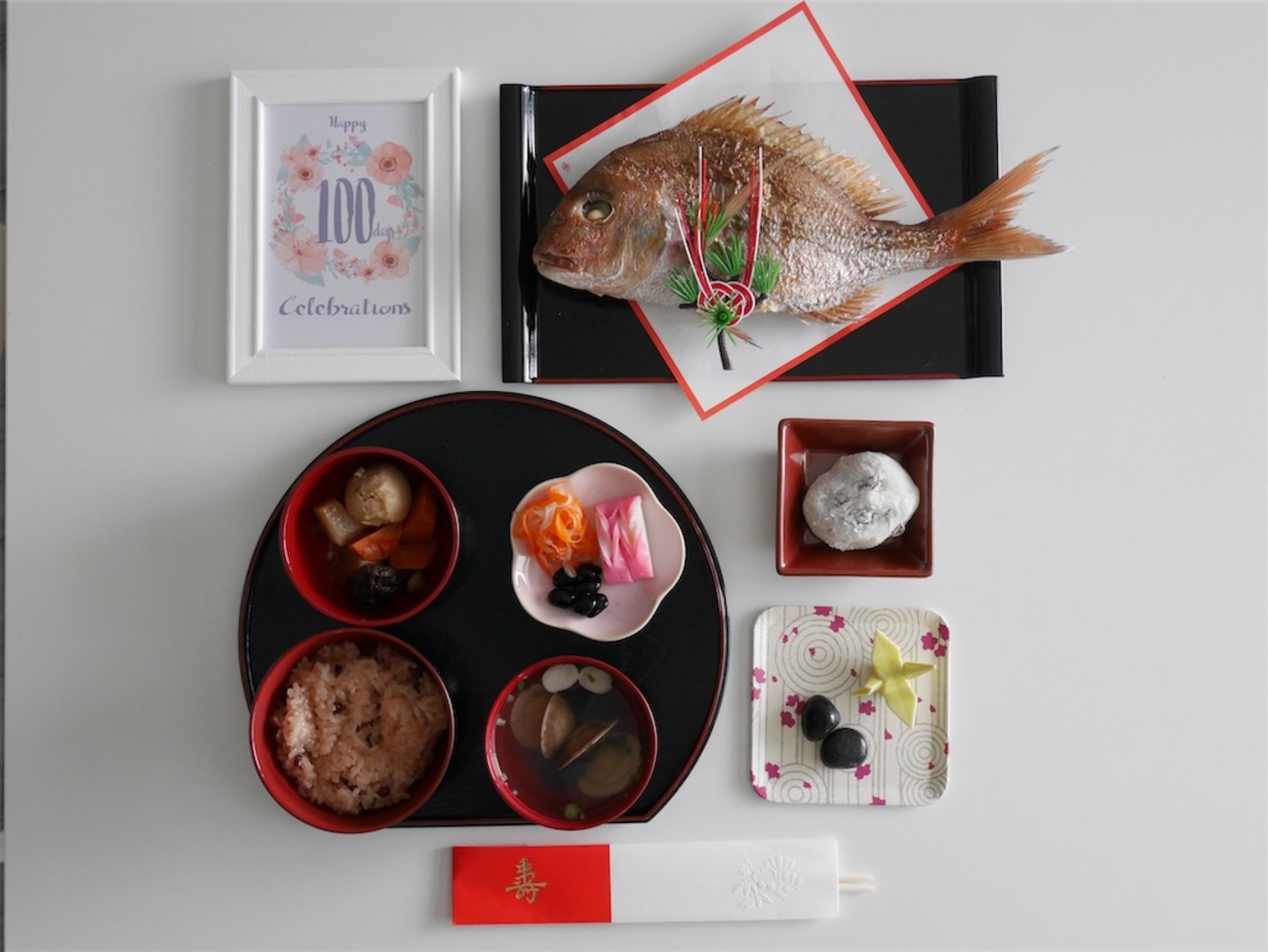 お食い初め鯛飾りセット4922