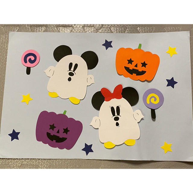 百円図鑑期 ダイソーディズニー ハロウィン インテリアプレート *2種