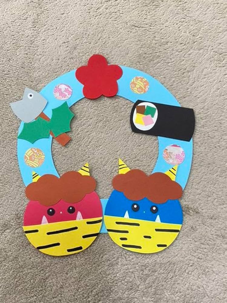 製作キット保育製作キット節分壁面冬壁面2月おに製作クラフト製品