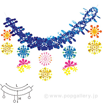 夏祭りのガーランドfuntime877