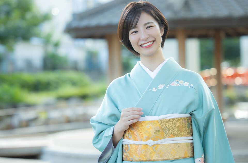 色留袖黒留袖５０代６０代ショートのヘアセット