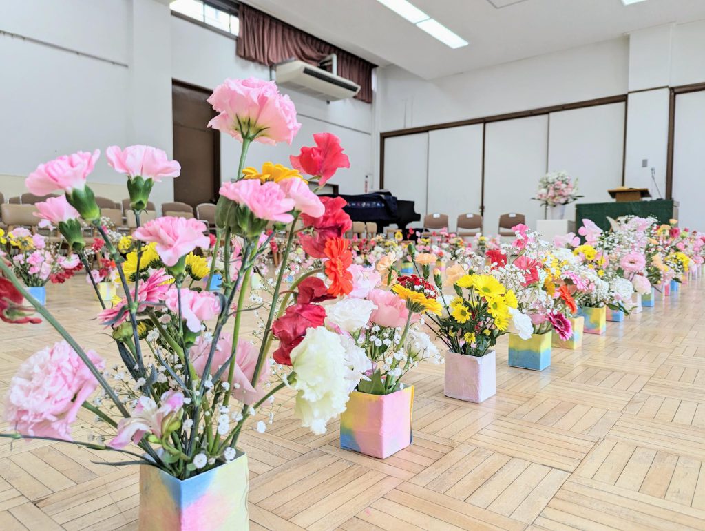 卒園・入園シーズンが華やぐ簡単ペーパーフラワーみんなの幼児と保育