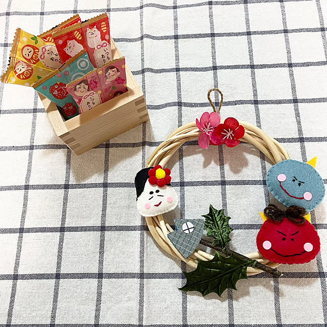 節分リースレシピ - eco craft FIKA.minne byGMOペパボ 国内最大級のハンドメイド・手作り通販サイト