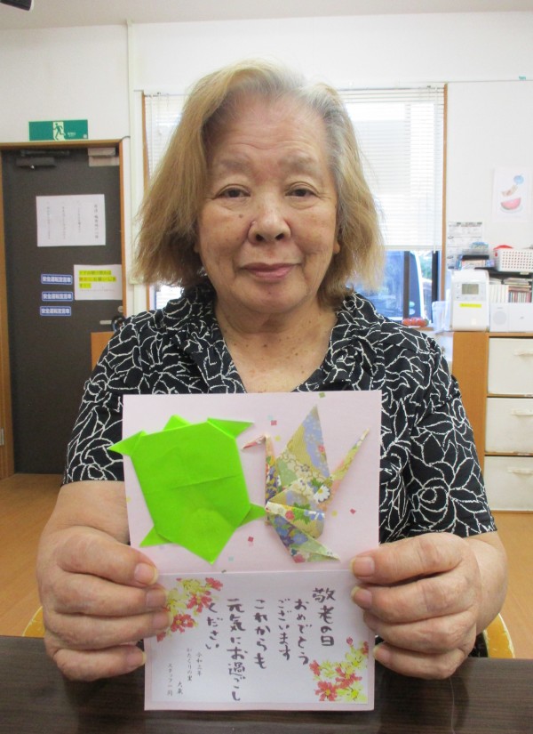 敬老の日に 振って楽しいメッセージカードてづくりショップ ててて