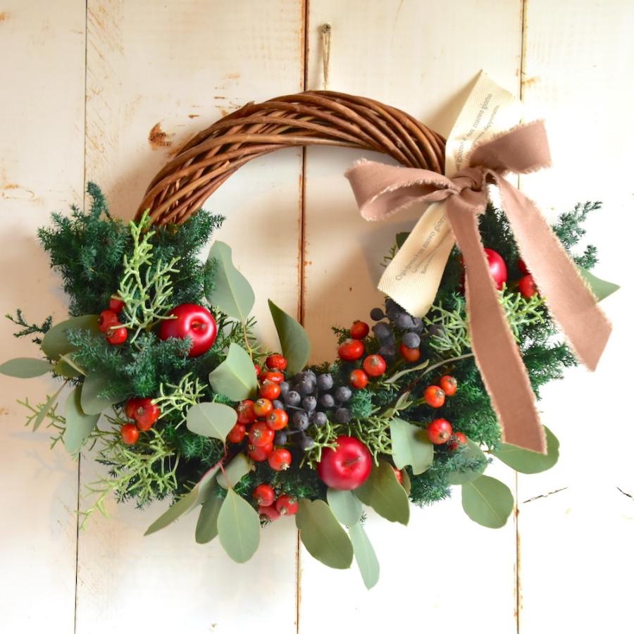 クリスマスリース 手作り 北欧 ナチュラル led 玄関 おしゃれ 大きい 材料 直径40ｃｍ : プリザーブドフラワーコレクション - 通販 -Yahoo!ショッピング クリスマスリース 手作り 北欧 ナチュラル 玄関 おしゃれ フレッシュ 手作りキット 大きい 材料 手作りクリスマス