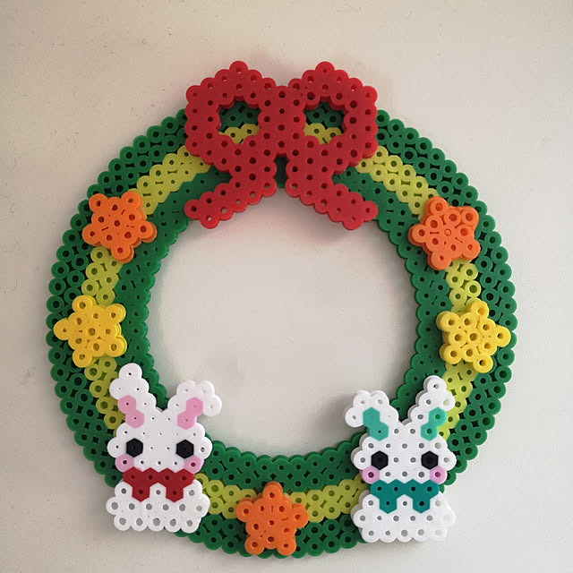 アイロンビーズ サンタ！雪の結晶！ナイトメア！ツリー！☆クリスマス図案まとめ☆ - ぬんびりぶろぐ