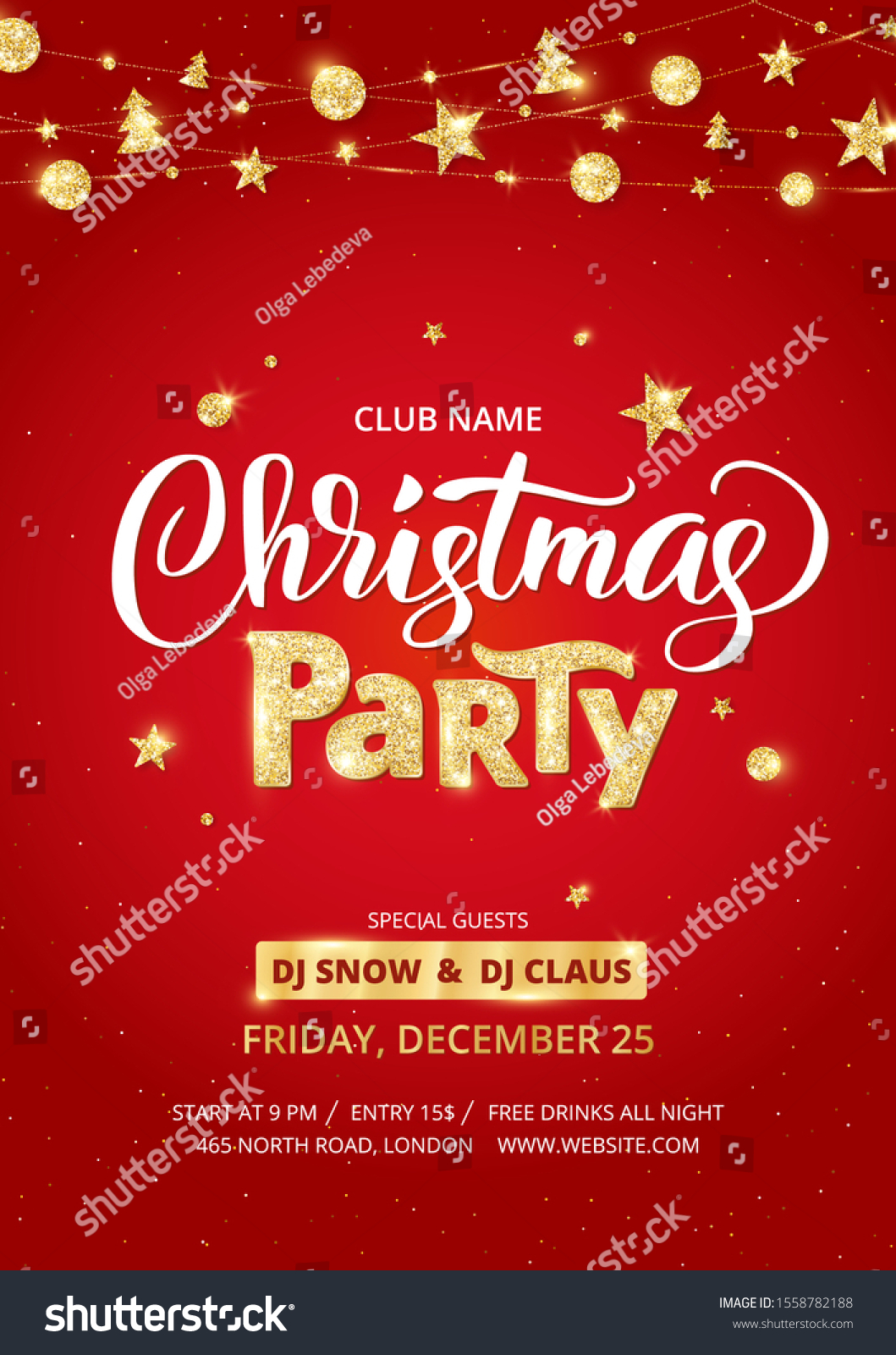 クリスマスチラシテンプレートAdobe Express