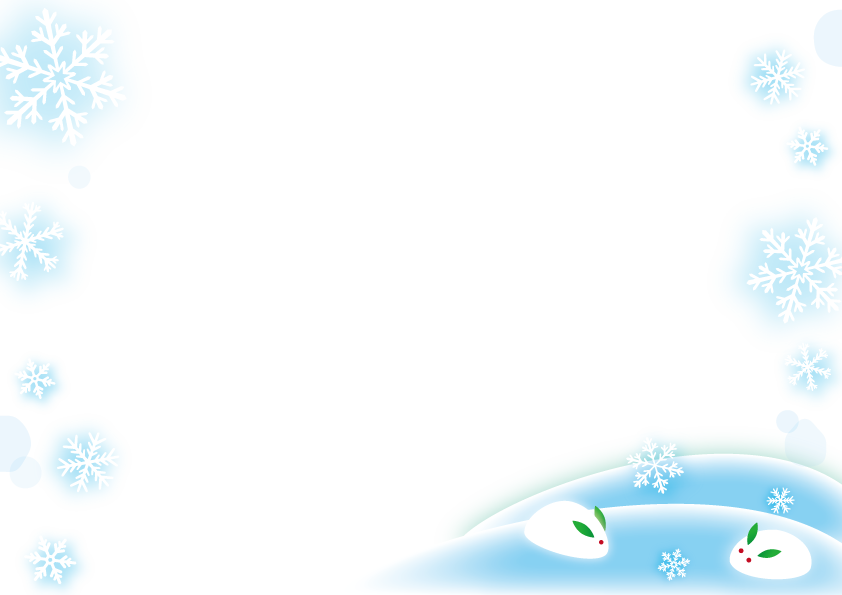 立体的な雪の結晶と水色背景のシンプルなメッセージカード 枠有りのイラスト素材FYI08219988ストックフォトの QleanMarket キュリンマーケット