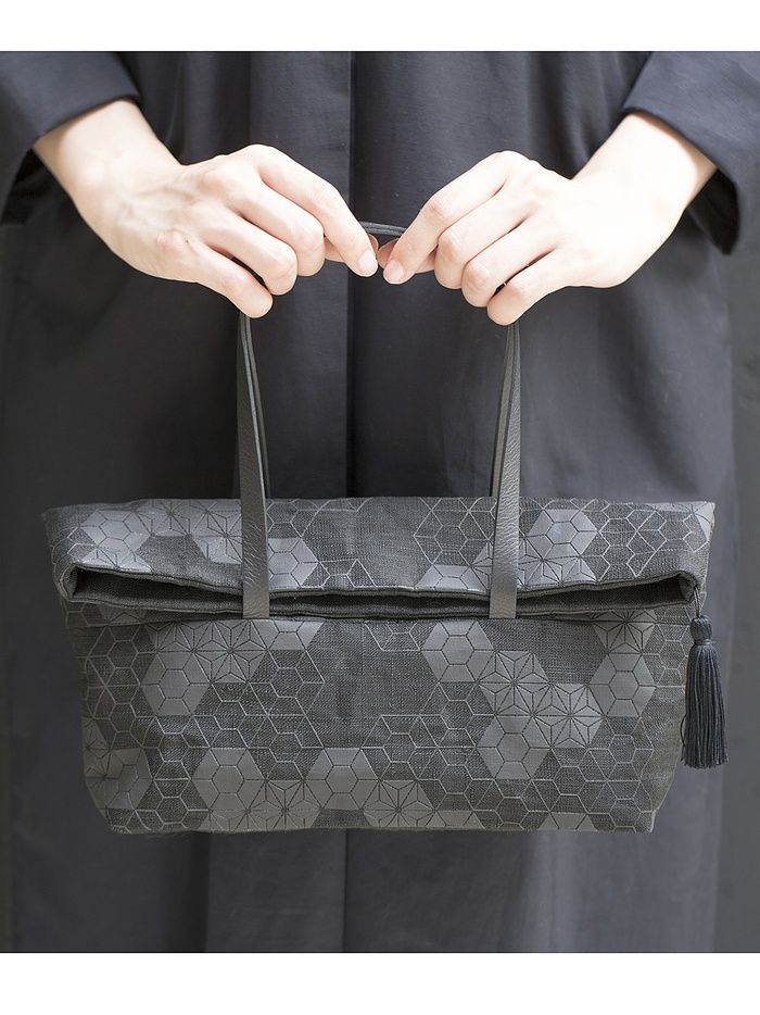 ☆生徒様作品☆冠婚葬祭のサブバッグとしても使えるバッグ神奈川県藤沢市 リボンワークサロン Ribbonnia