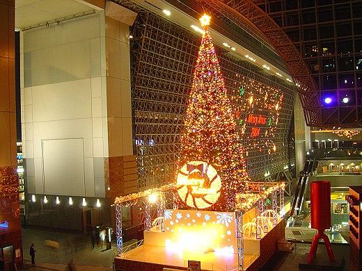 京都駅ビルの「クリスマスツリー」きょうのちしん京都知新MBS 毎日放送
