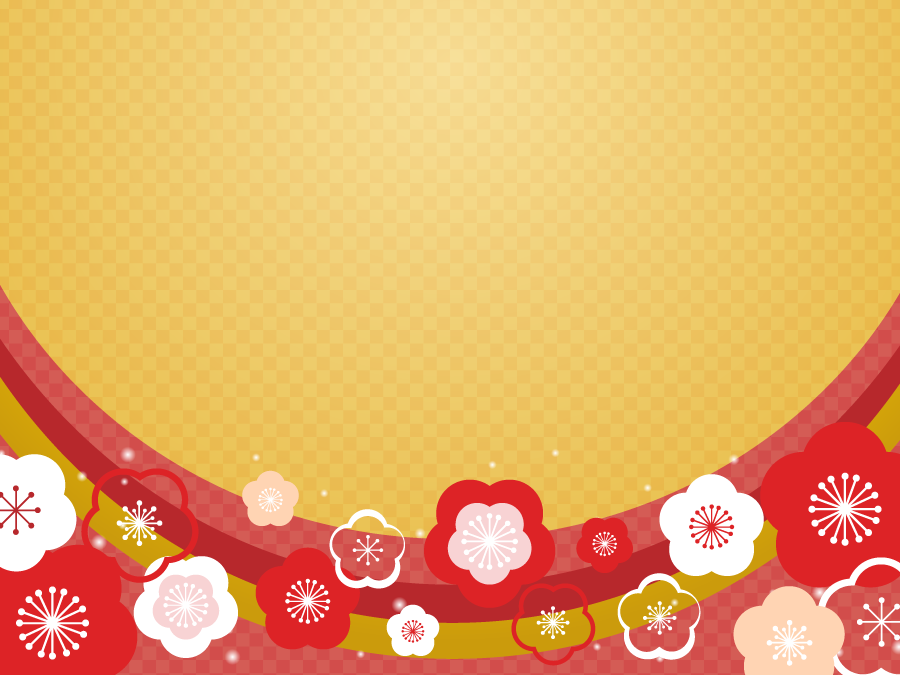 フリーイラスト門松と市松模様のお正月背景パブリックドメインQ：著作権フリー画像素材集
