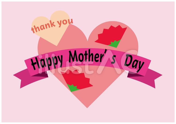 無料DL 母の日ポストカードカンダデザイン