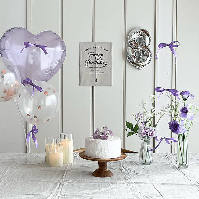 100均 小5双子の誕生日飾り！パステルバルーン＆毛糸のポンポン子3人ワーママのスッキリ心地いい暮らし