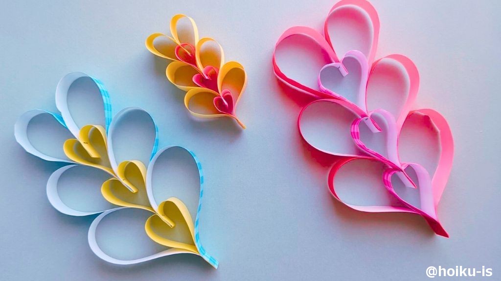 七夕飾り 画用紙で作る笹工作～壁掛けタイプ～ - こどものあそび観察日記