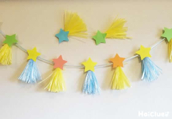 七夕飾り 手作り簡単 笹の葉TikTok