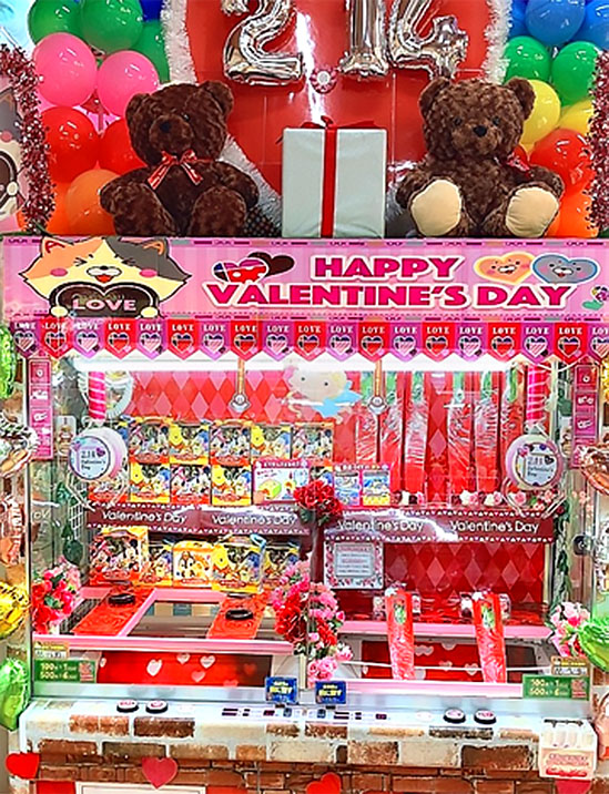 バレンタイン装飾などの季節催事をご提案株式会社メディック