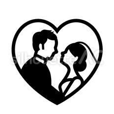 結婚式で招待状を持つ新郎新婦 無料イラスト素材Good