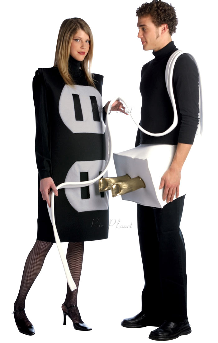 コンセント カップル おもしろ 仮装 コスチューム コスプレ お笑い 衣装 ハロウィン PLUG AND SOCKETRio Planet