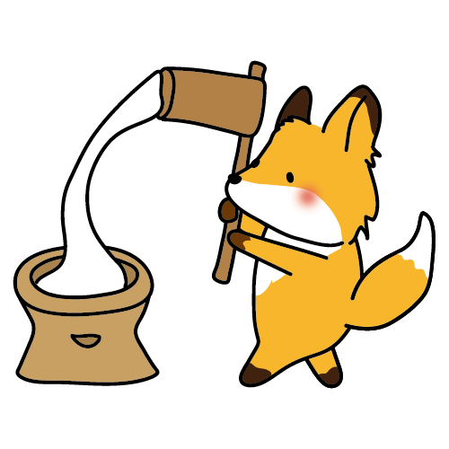 餅つきのイラスト - 可愛いキャラクターともちの無料素材 - チコデザ