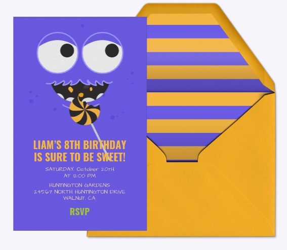 無料で誕生会の招待状をデザインAdobe Express