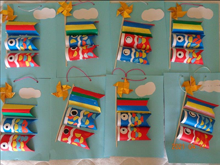 高齢者と一緒に作る春の「鯉のぼり」の壁面飾り 5月 型紙付き認知症ケアの現場から 19 明日の介護をもっと楽しく 介護のみらいラボ 公式