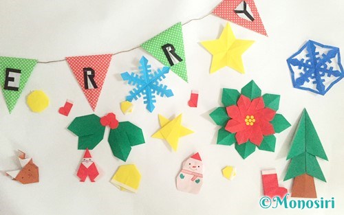 クリスマス製作 折り紙を使ったクリスマスガーランドの作り方 - ワーママのための子育て情報WEBマガジン karafuru からふる