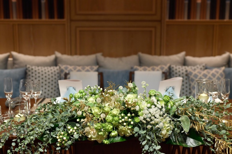 会場装花、グリーン フラワー・コーディネートBOOK グリーンのパーティ・装花スタイル 31選