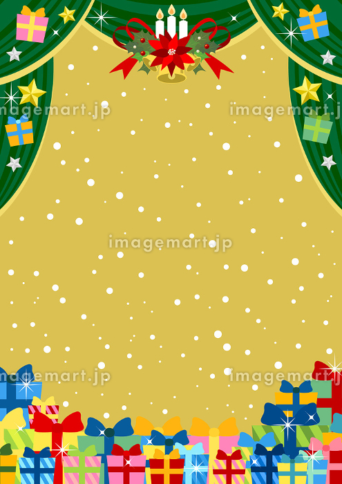 かわいいクリスマスフレーム枠イラスト無料フリー85104素材Good