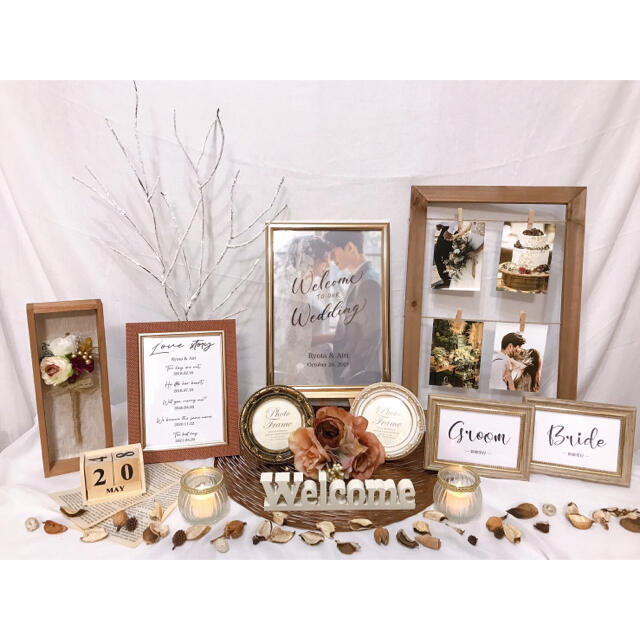 結婚式のウェルカムスペースをおしゃれに飾るアイテム＆演出アイデア18選michill byGMO ミチル