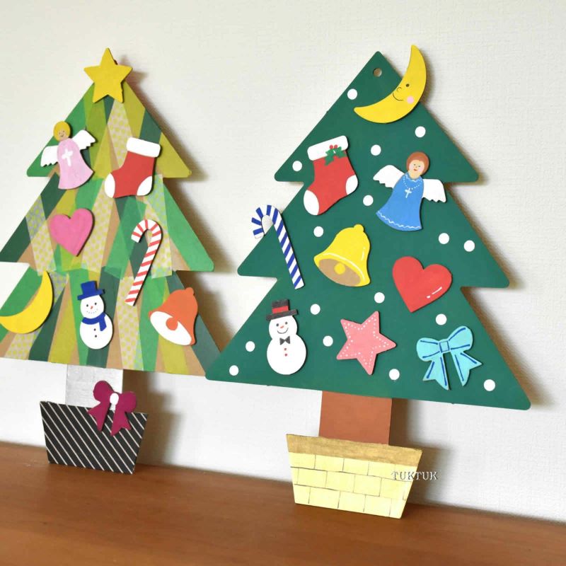 お菓子を入れられるクリスマスオーナメントつくりました。ちょっとしたギフトにもGOOD。クラフポ