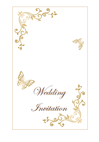 席札 キッシングバード ブラウン - ファルベ テンプレートサイト