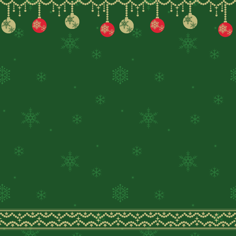 キラキラクリスマス背景 緑の縦型