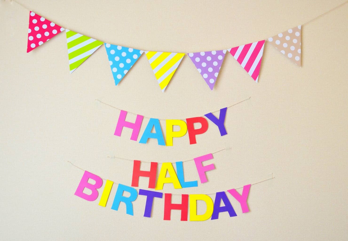 誕生日は手作りガーランド♡簡単だから前日準備でも大丈夫！PuChiMaぷちま