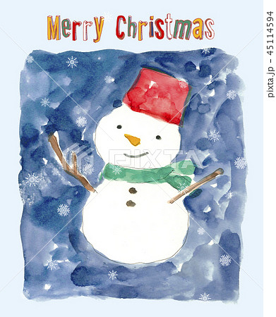 クリスマスカード メッセージカード 雪だるま スノーマンデザイン 2枚組セットの通販 by spiderラクマ