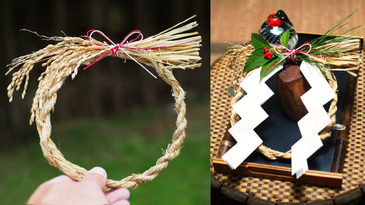 正月準備 ワイヤーで巻き付けるだけ簡単ハンドメイド♪しめ縄飾りを作りました お正月飾り2025わが家のここち