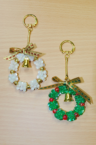 Amazon.co.jp: エレガントなクリスマスギフトビーズキーホルダーペンダント携帯電話チェーンストラップ携帯電話ロープ女性電話ストラップジュエリー: 家電＆カメラ