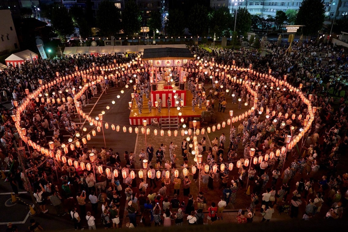 盆踊り2日目の様子です ご来場くださり誠にありがとうございます築地本願寺盆踊り夏祭り中央区中央区民ニュース