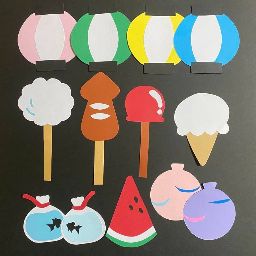 夏祭り 壁面 壁面飾り 縁日 夏 えんにちかざり 夏祭り飾り かき氷Yahoo!フリマ 旧PayPayフリマ