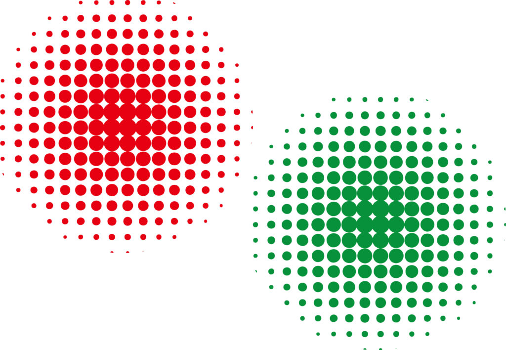 赤 クリスマスを表現する配色中小企業のホームページ・ECサイトの改善、企画デザインの「いろあざやかラボ」