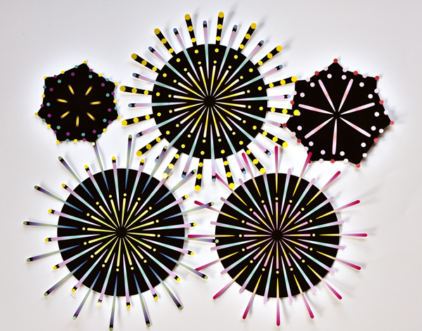 夏風景壁面制作 花火&水族館– デイサービス ロ・スカーロあおまだにブログ – 医療法人 神明会