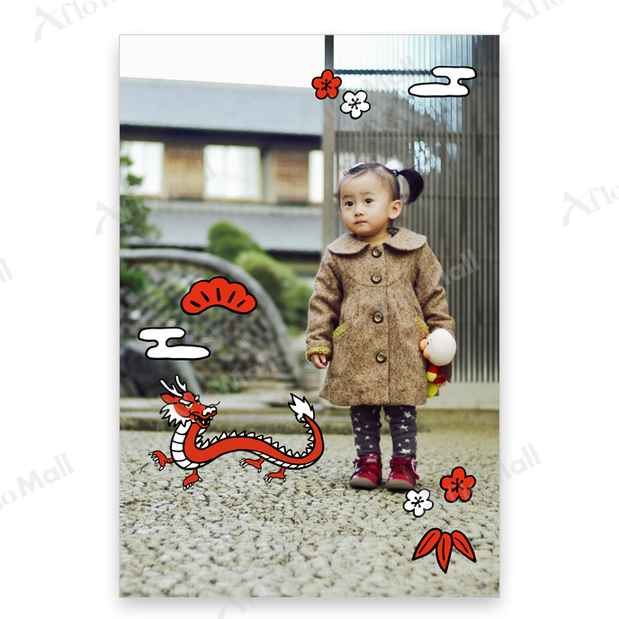 年賀状に 辰年 6点セット 消しゴムはんこ スタンプ 2024 龍 はんこ・スタンプ 白乃 通販 10710878Creema クリーマ