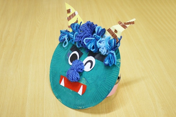 節分 顔はめタイプで鬼に変身できる☆紙皿で作る「鬼 おに のお面」-工作 ASOPPA！レシピ - あそっぱ