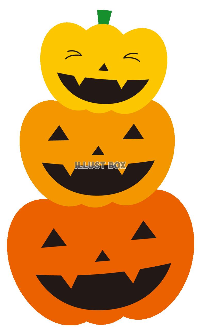 ハロウィンフレーム 透過PNG ：イラスト無料